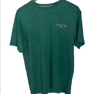 QUICKSILVER Waterman Collection Green Short Sleeve T-Shirt Size M New